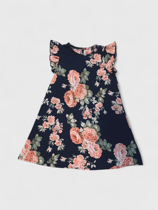 Girl Pink Floral Dress