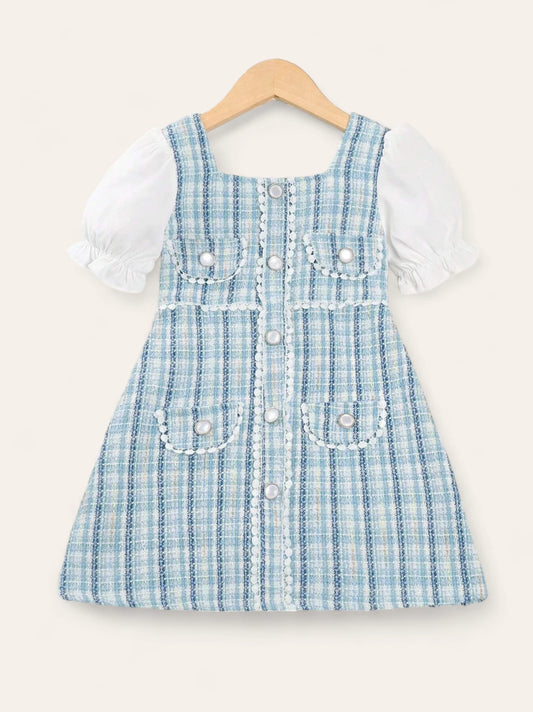 Toddler Little Girl Tweed Dress