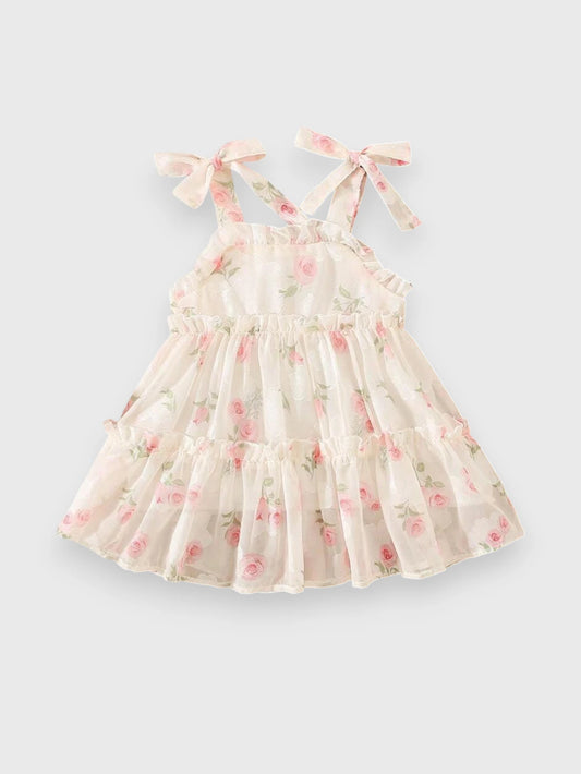 Baby Girl Rose Tiered Sun Dress