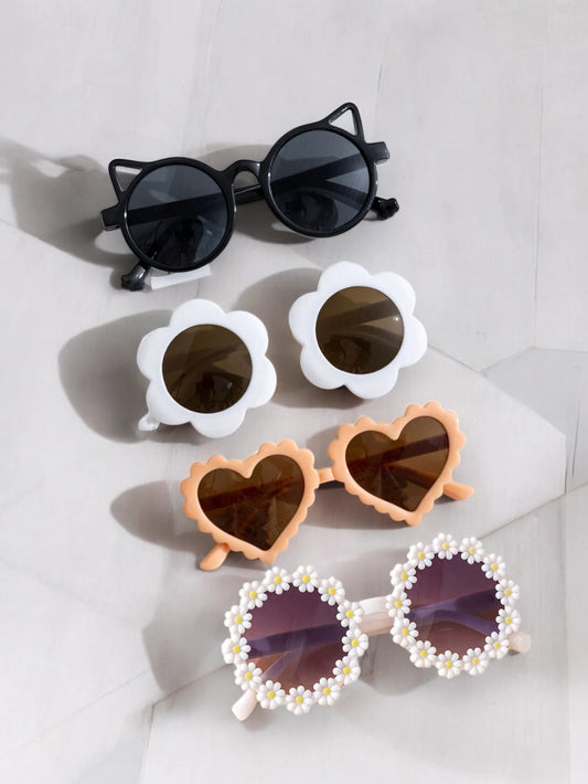 Kids Set of 4 Fashion Sunglasses