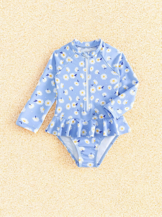 Baby Girl Daisy One Piece Swimsuit