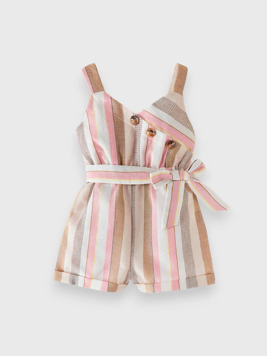 Baby Girl Stripe Summer Romper