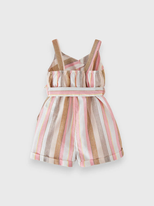 Baby Girl Stripe Summer Romper