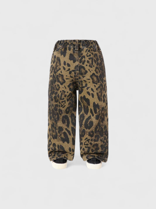 CL-Baby Girl Leopard Denim Jeans