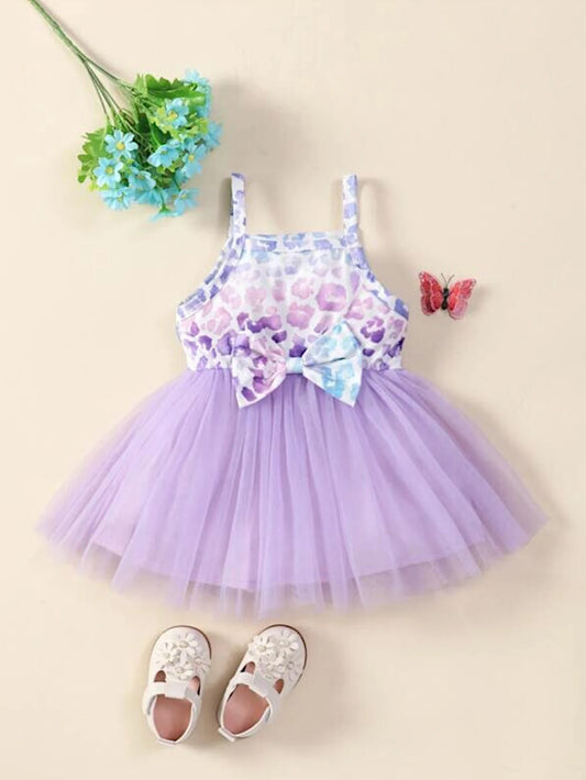 Baby Girl Cheetah Tulle Skirt Dress