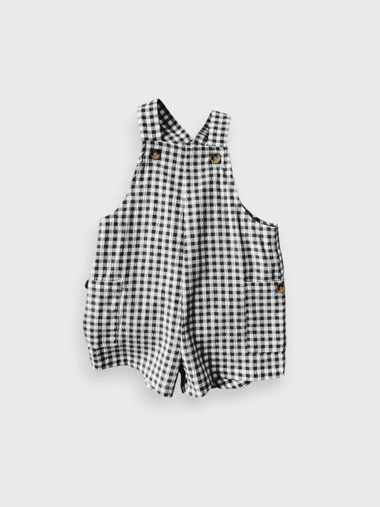 Baby Gingham Plaid Overall