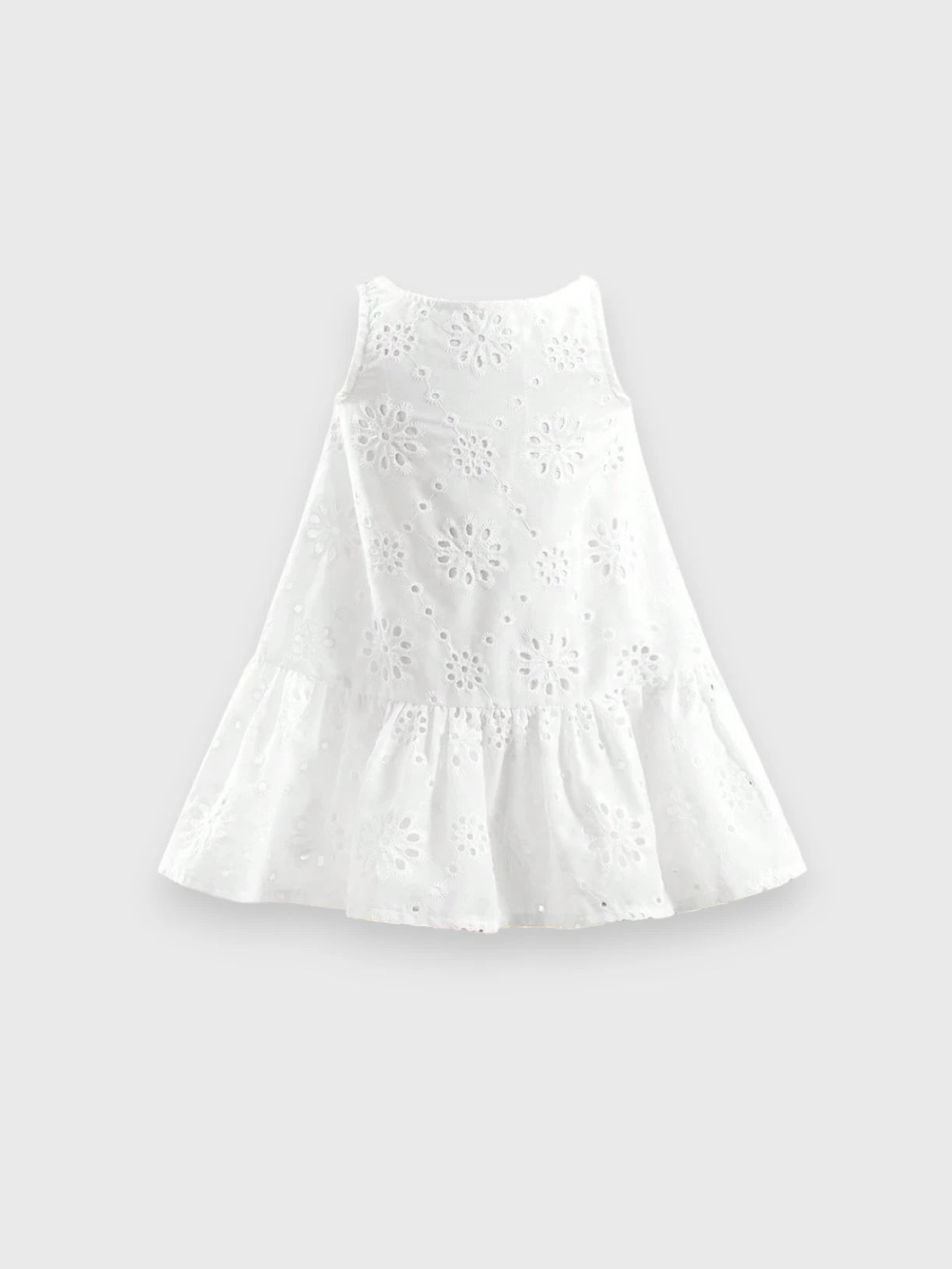 Baby Girl White Flare Eyelet Dress 12-18 months Baby Girl White Flare Eyelet Dress 12-18 months
