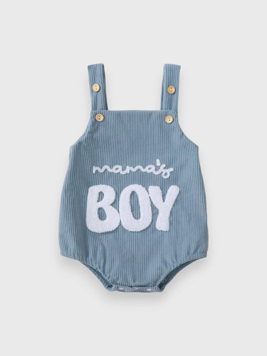 Baby Boy "Mama's Boy" Corduroy Bodysuit