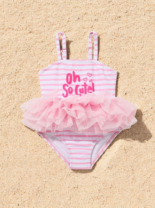 Baby Girl Ballet Tutu Swimsuit