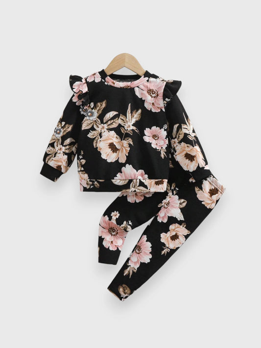 Baby Girl Autumn Flowers Set