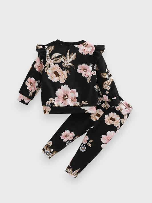 Baby Girl Autumn Flowers Set