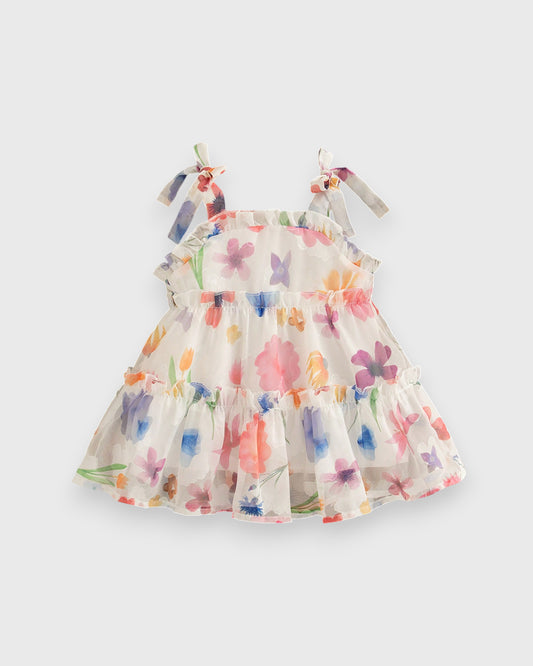 Baby Girl Rose Tiered Sun Dress