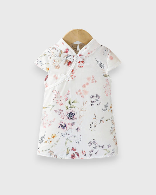 Baby Girl Qipao Spring Floral Dress