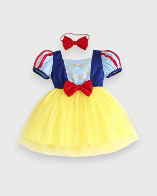 Baby Girl Bubble Sleeve Princess Dress