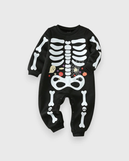 Baby Skeleton Romper Costume