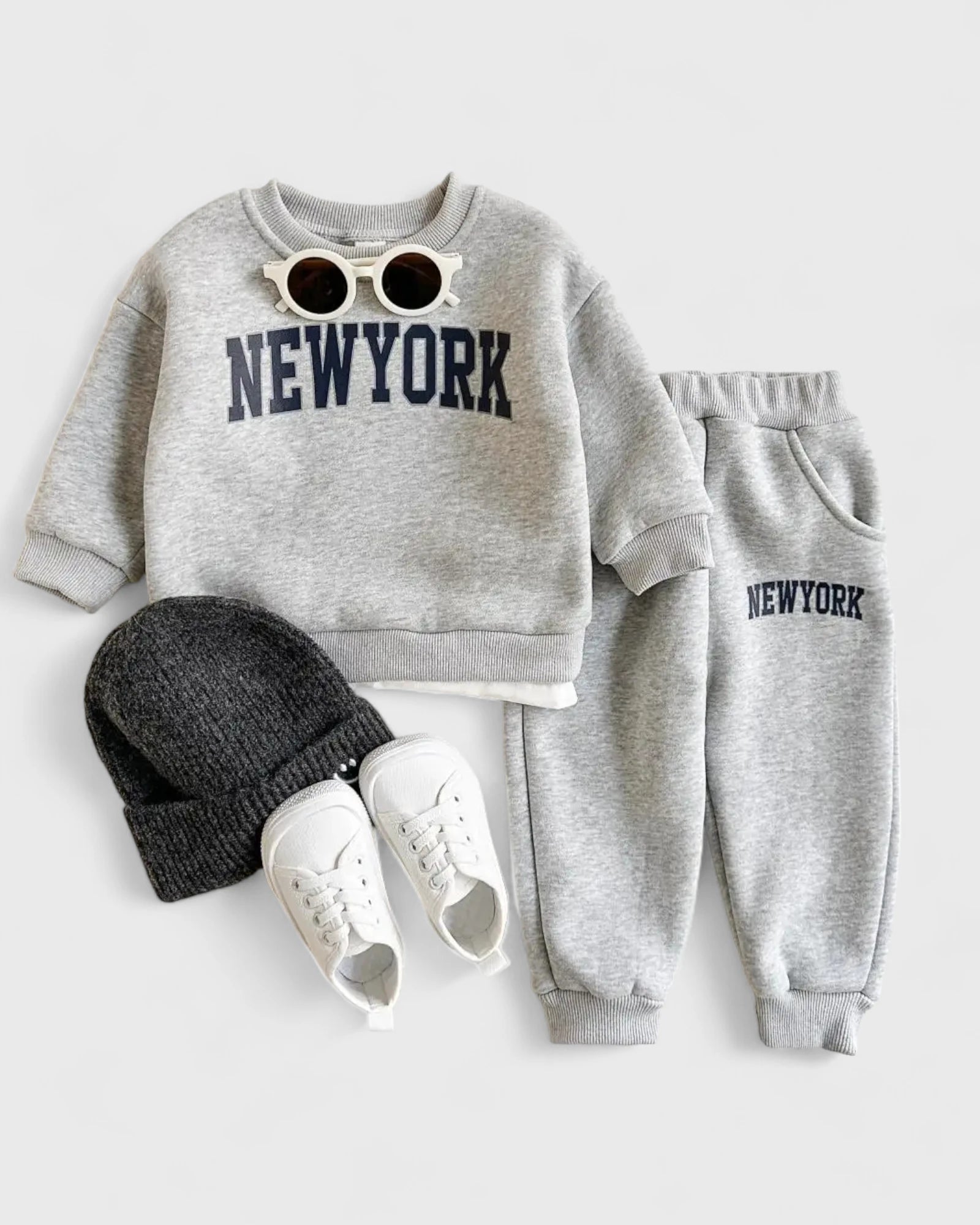 Pc Baby New York Fleece Sweat Suit – Little Good Humans