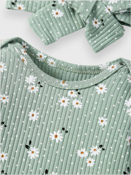 3 Pc Baby Girl Mini Daisy Casual Set