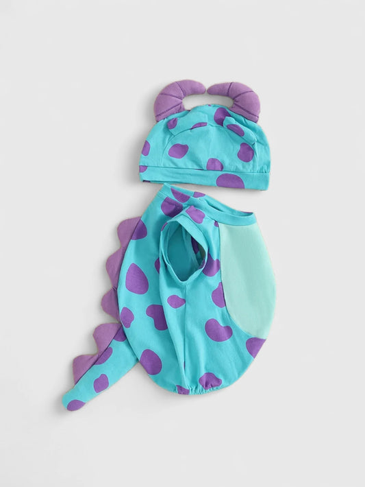 Baby Blue Monster Bodysuit Costume