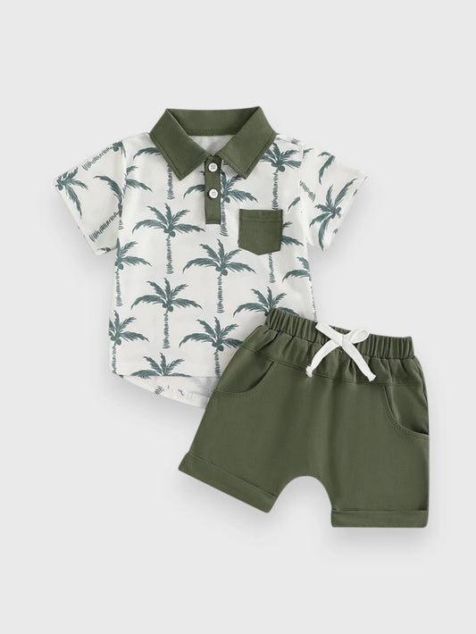 2 Piece Baby Boy Tropical Comfy Set