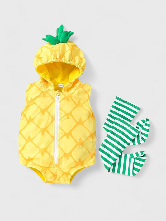 Infant Baby Hooded Pineapple Costume