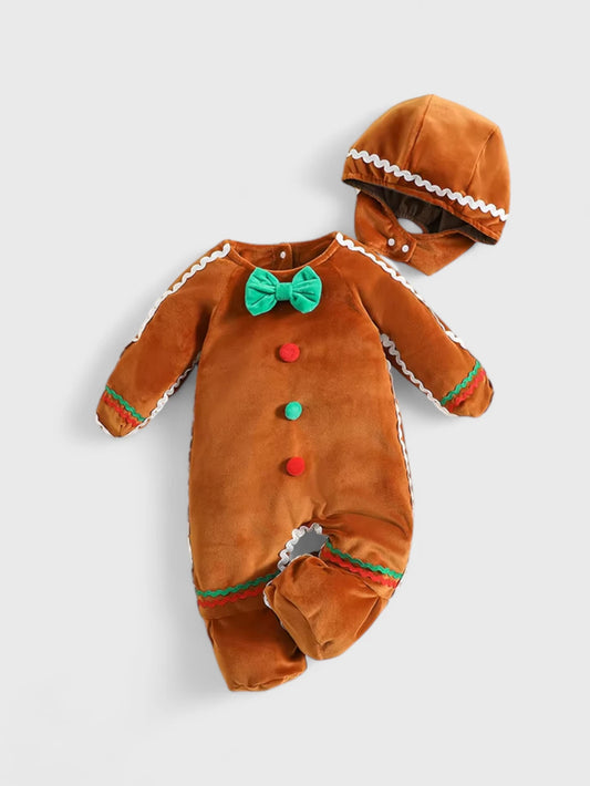 Baby Plush Gingerbread Man Costume