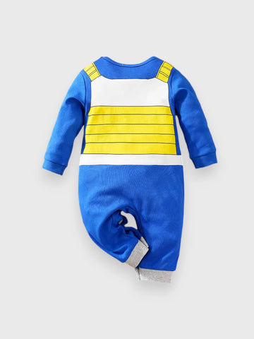 Baby Boy Blue Anime Romper