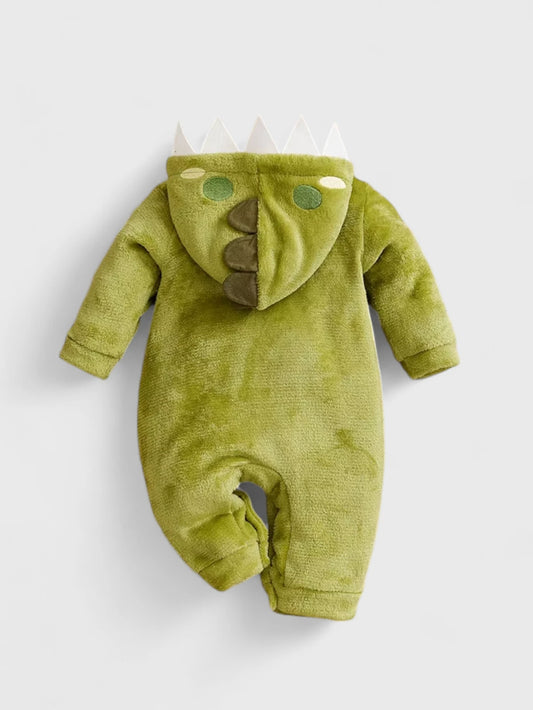 Baby Plush Dinosaur Jumpsuit