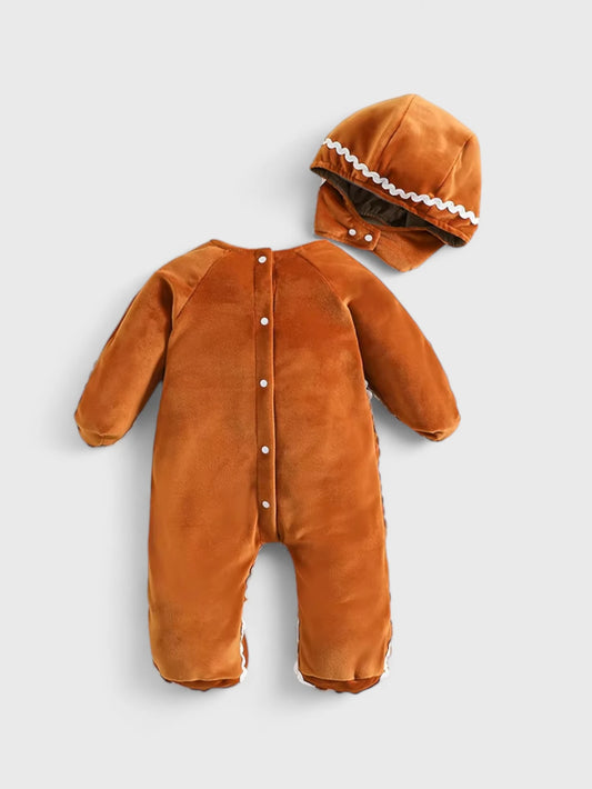 Baby Plush Gingerbread Man Costume