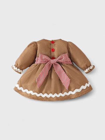 Baby Girl Gingerbread Dress