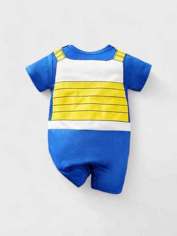 Baby Boy Blue Anime Romper