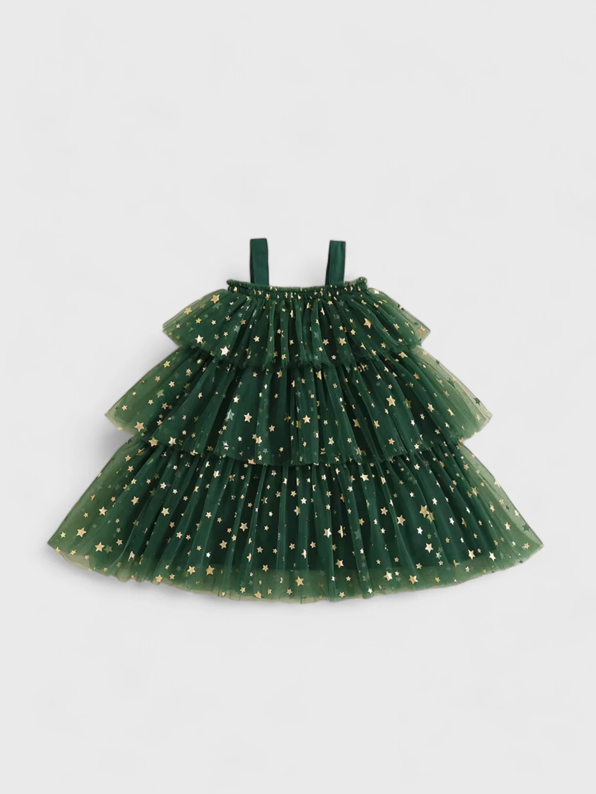 christmas tree tulle dress girls green christmas dress Christmas Tree Tulle Dress-Shady Green-parroquiadesanalbertomagno.com