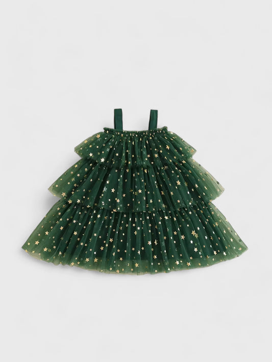 Toddler Christmas Tree Tutu Dress