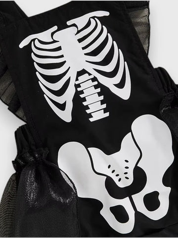 Baby Girl Skeleton Bodysuit Dress