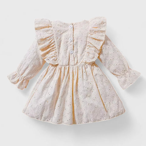 Baby Girl Eyelet Ruffle Dress