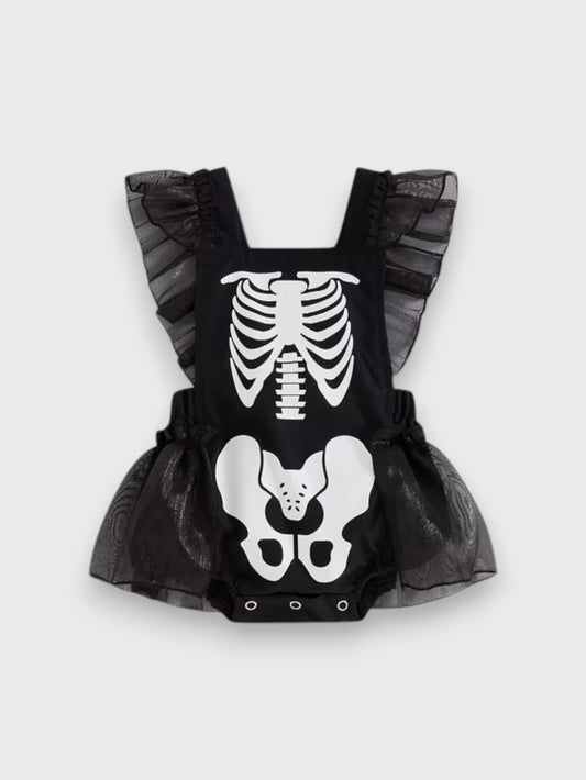 Baby Girl Skeleton Bodysuit Dress