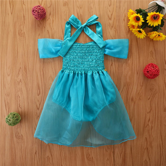 Baby Girl Sparkle Jasmine Inspired bodysuit Costume