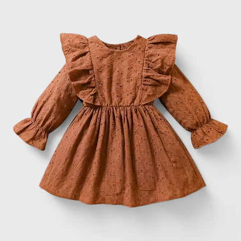 Baby Girl Eyelet Ruffle Dress