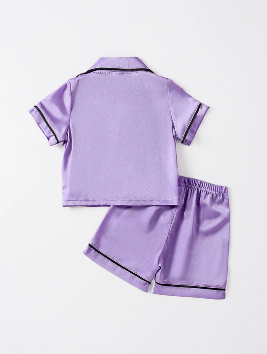 Baby Girl Satin Pyjama Set