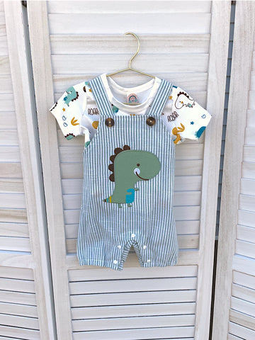 2 Pcs Infant Baby Animal Overalls Set