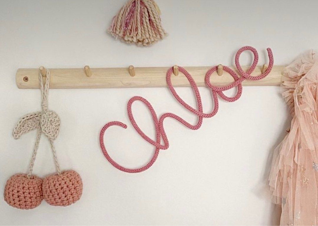 Customized Yarn Wire Name Signs