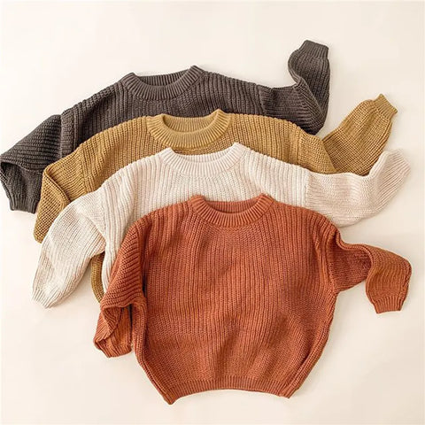 Toddler Baby Girl Boy Knit Pullover Sweater