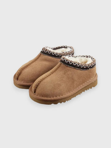 Toddler Slip on Suede Mules