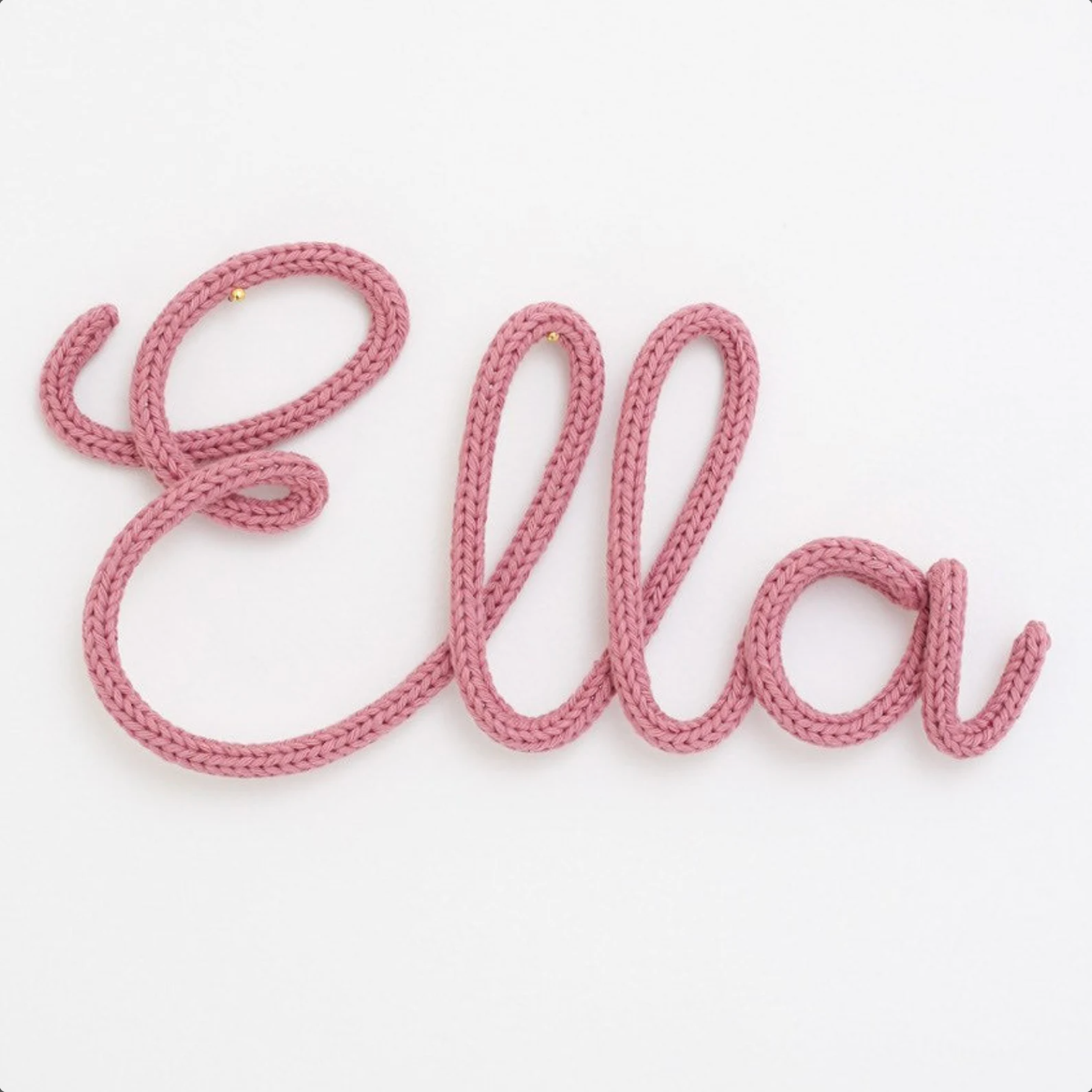 Customized Yarn Wire Name Signs