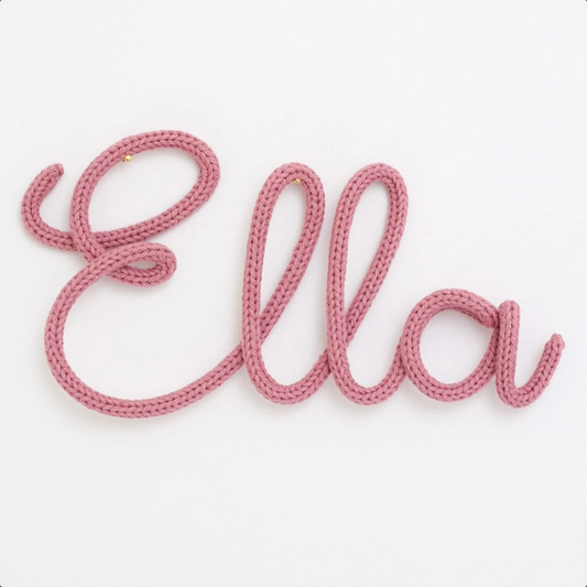 Customized Yarn Wire Name Signs