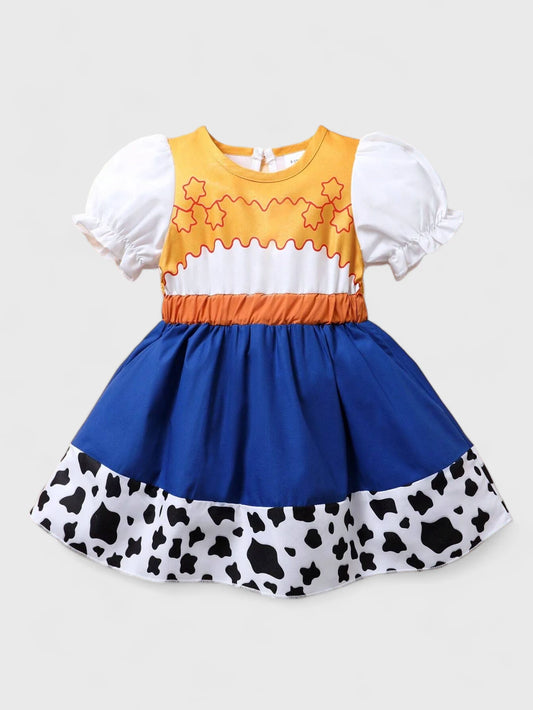 Baby Princess Cow Girl Dress Costume