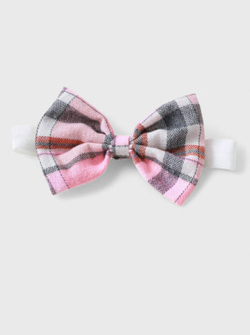 2 Pc Baby Girl Plaid Dress w/ Headband