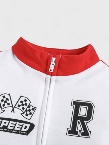 Baby Boy Racer Zip up Costume