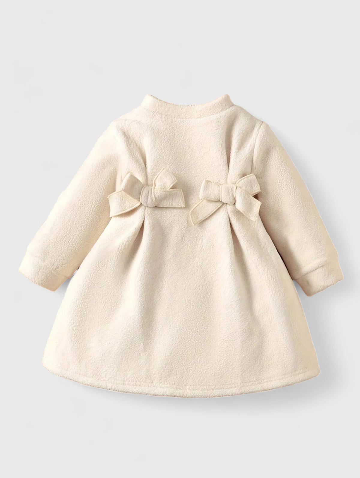 Baby Girl Fleece Mock Neck Dress