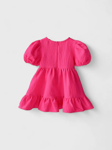 Baby Girl Bubble Sleeve Dress