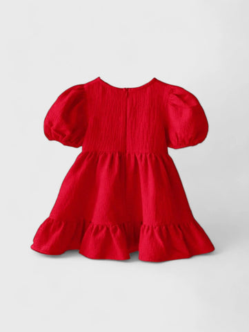 Baby Girl Bubble Sleeve Dress